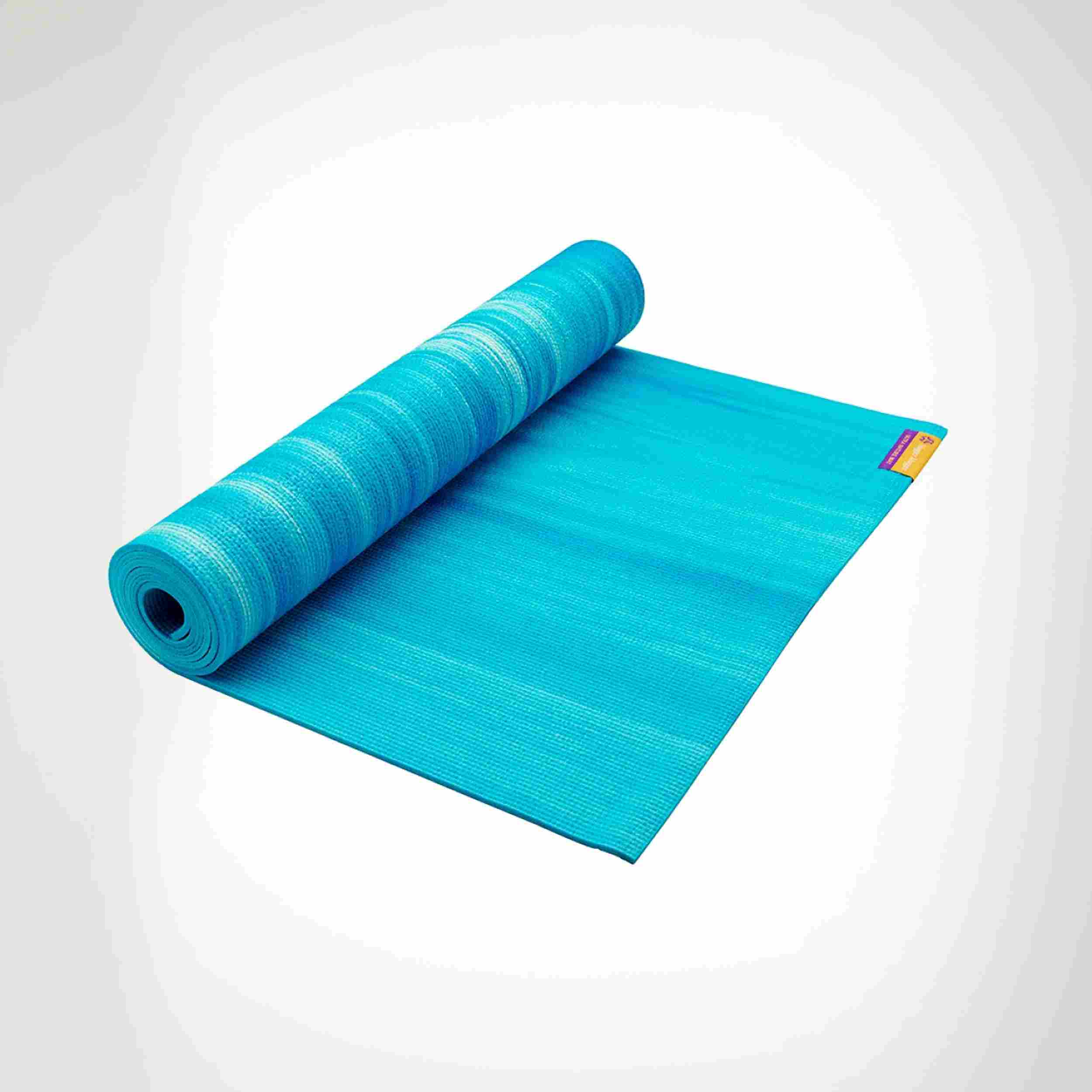 Blue yoga mat - nature